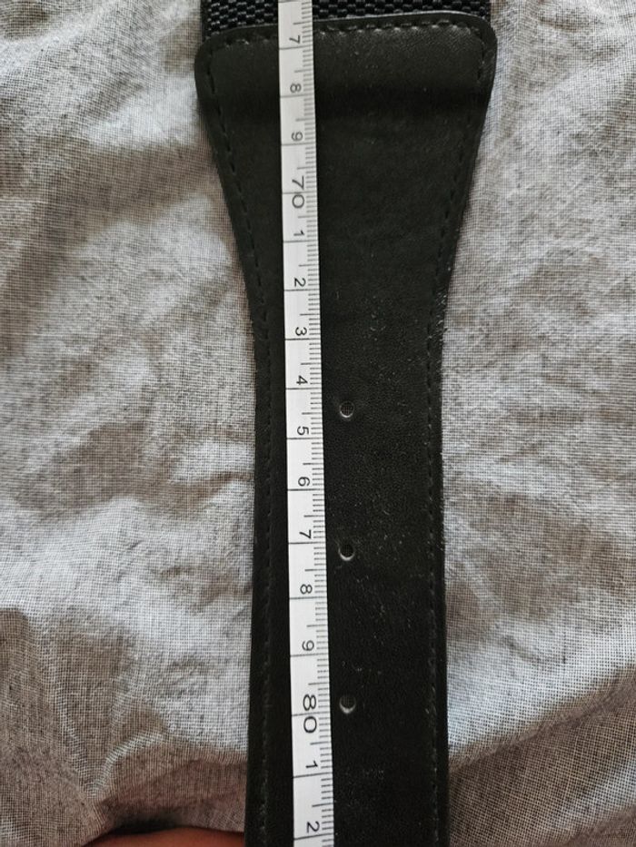 Ceinture élastique boucle dorée tressée - photo numéro 3