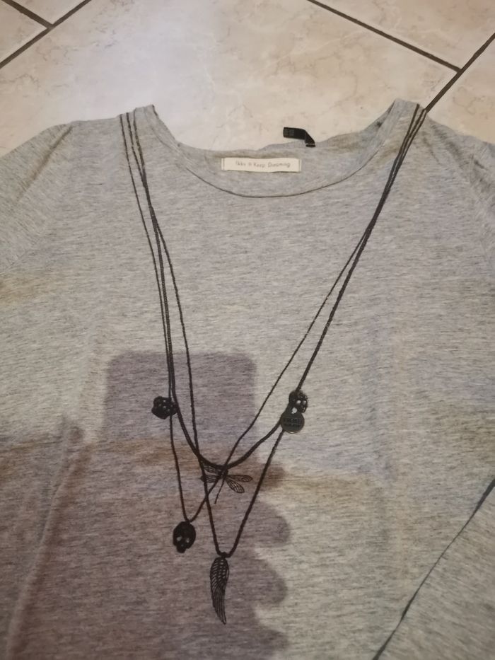 T-shirt ML fille 12 ans Ikks - photo numéro 2