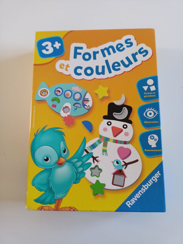 Formes et couleurs ravensburger complet sans notice