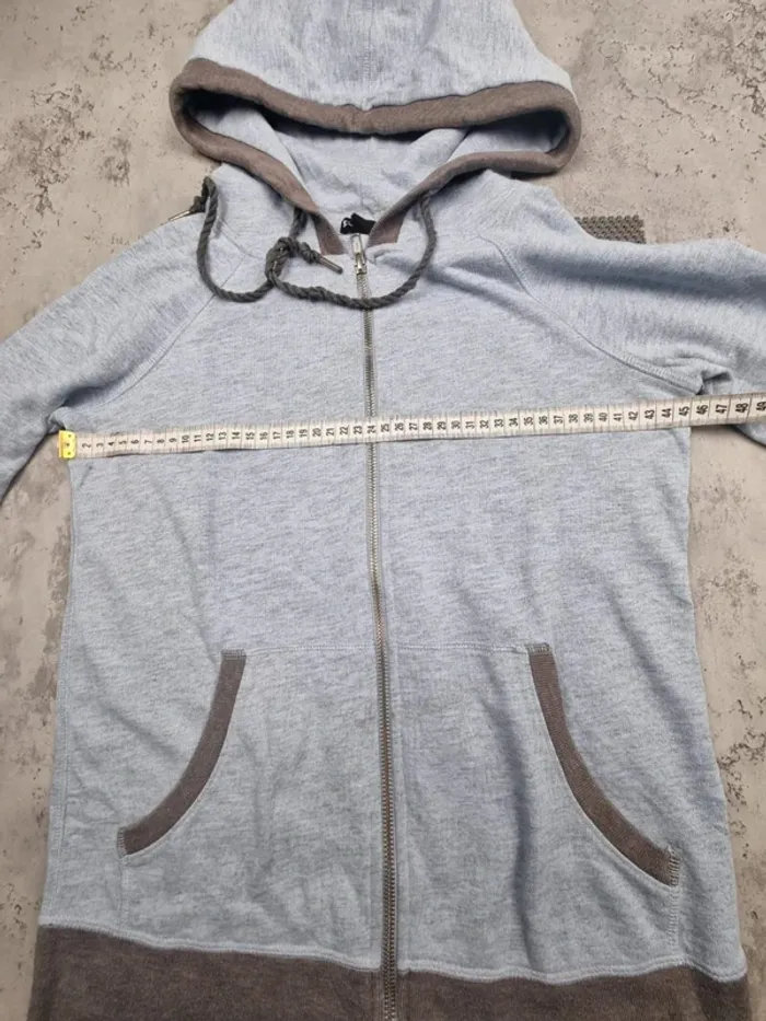 Gilet zippé à capuche Champion bleu ciel – Taille S/36 Femme - photo numéro 9