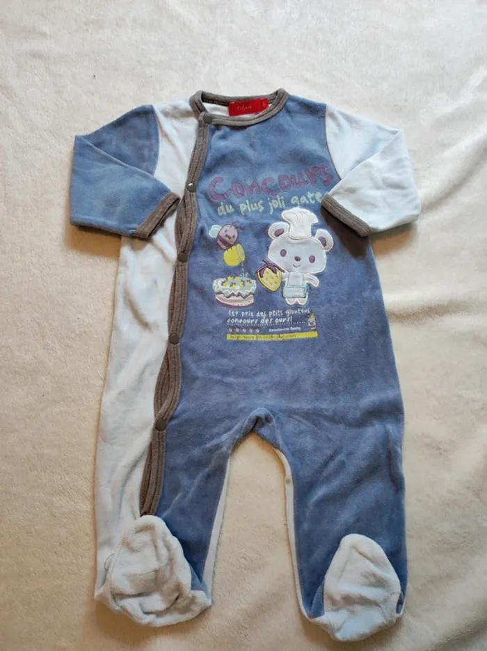 Lot pyjama body 9 mois - photo numéro 2