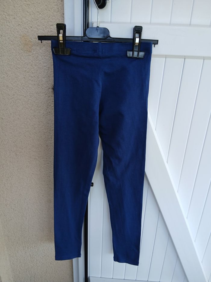 Legging bleu filles tissaia taille 8 ans - photo numéro 2