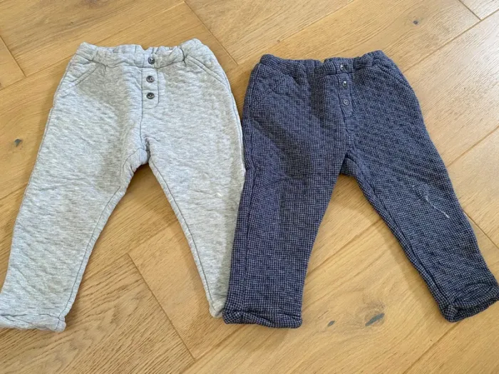 Lot de 2 pantalons chaud garçon 3 ans