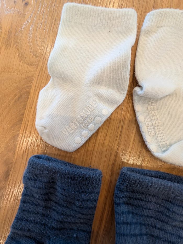 2 paires de chaussettes bébé Vertbaudet - Taille : 15-18 - photo numéro 2