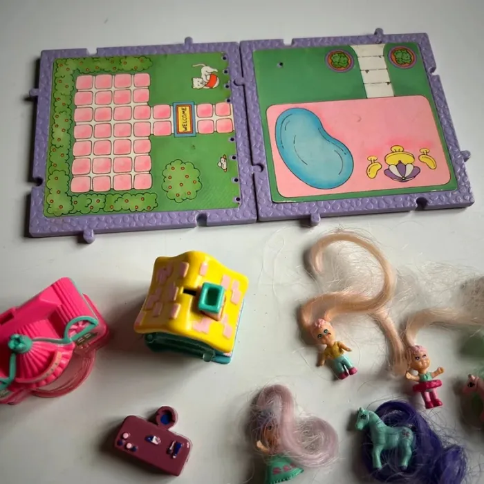 Lot figurines chevaux maisons cutie club galoob vintage - photo numéro 6