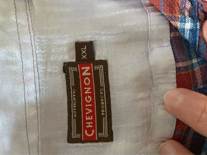 Chemise à carreaux Chevignon vintage homme taille XXL - photo numéro 12