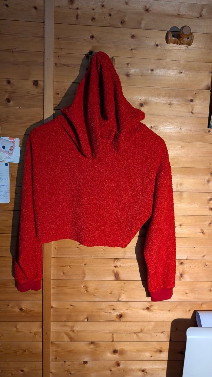 Sweat a capuche crop top - photo numéro 3