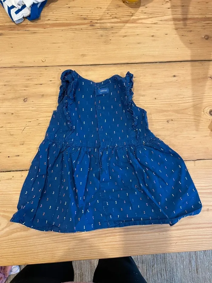 Robe bleue catimini 12 mois - photo numéro 3