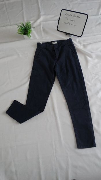 Pantalon chino bleu foncé Tao Tweens