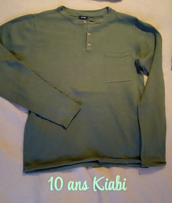 Pull col mao 10 ans 