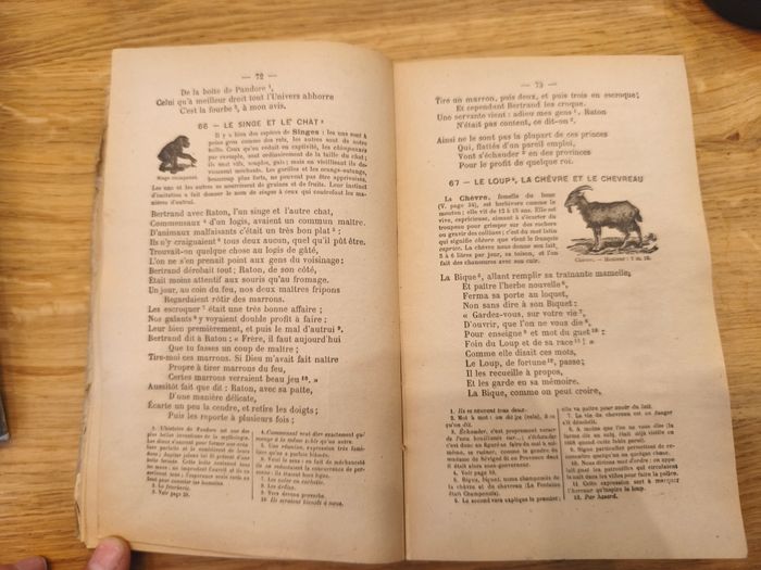 Livre ancien : Fables de  la Fontaine (1956) - photo numéro 4