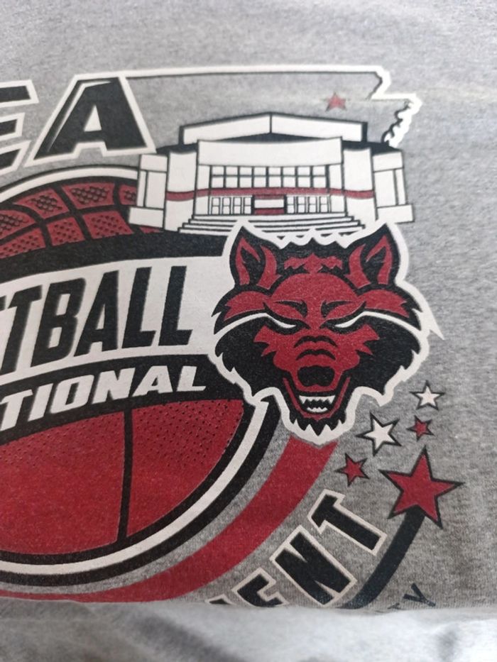 T-shirt basketball Arkansas state university NEA 2021 gris M - photo numéro 5