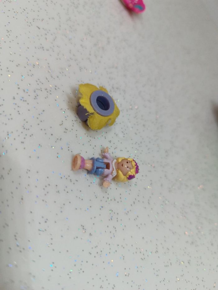 Polly pocket bluebird fleur totally flower boutique boutik dressmaker vintage doll poupée micro mini - photo numéro 15