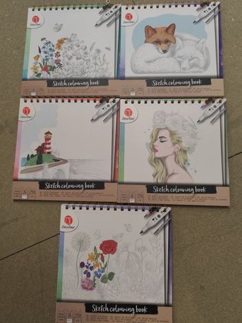 Lot coloriage sketch colouring book