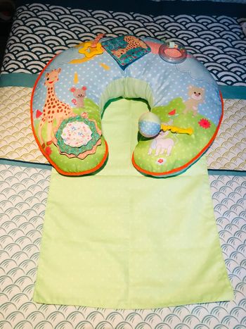 Coussin duo Sophie la girafe