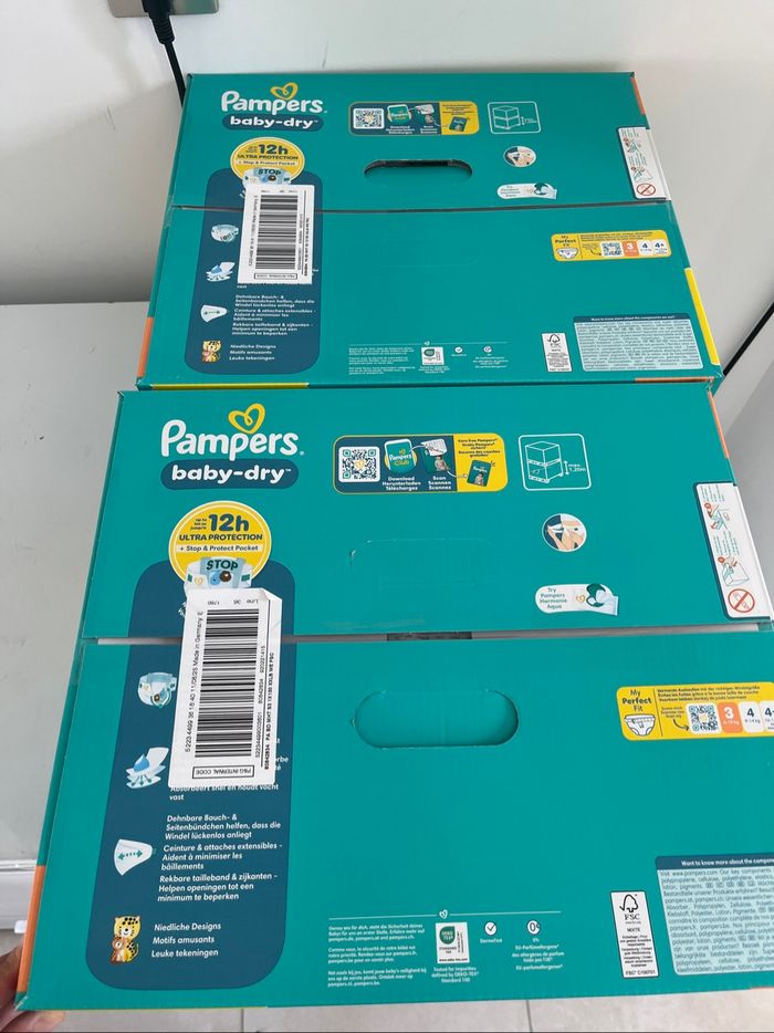 Couches Pampers baby dry taille 3 - photo numéro 2