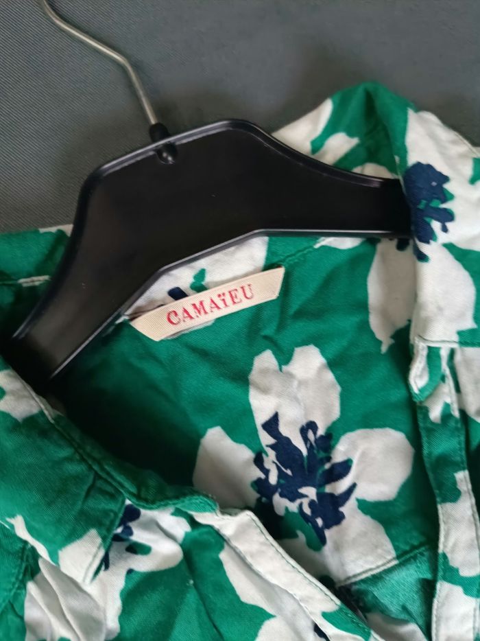 Robe d'été verte 🌷 Taille 36 - photo numéro 3