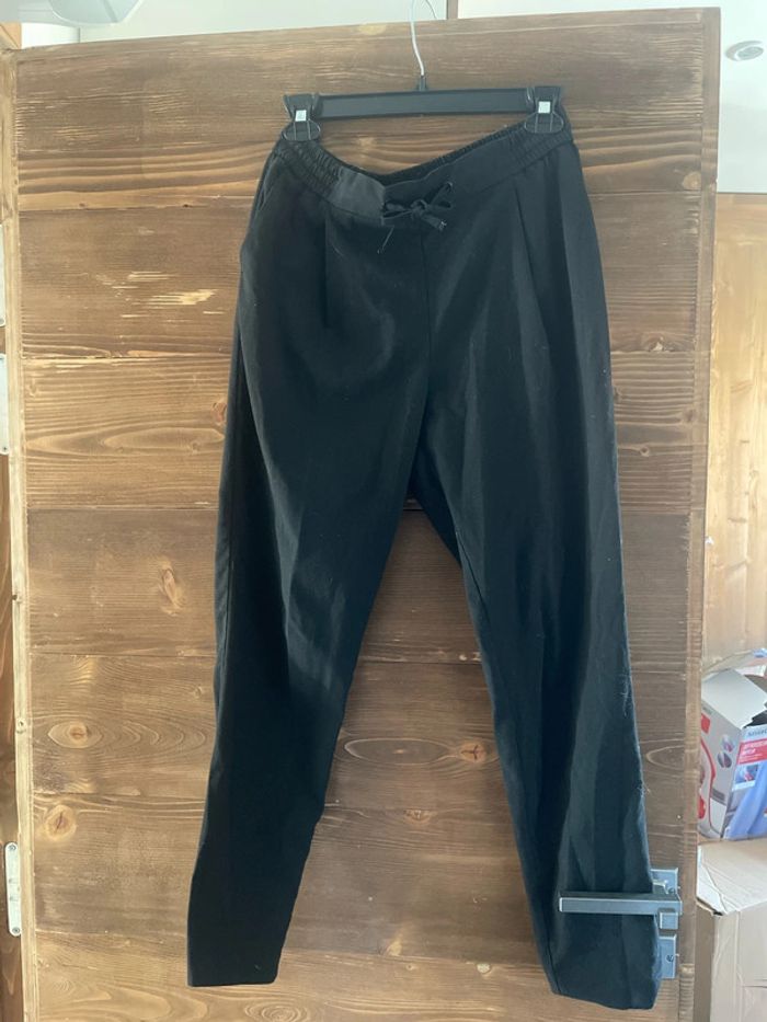 Pantalon noir style jogpant