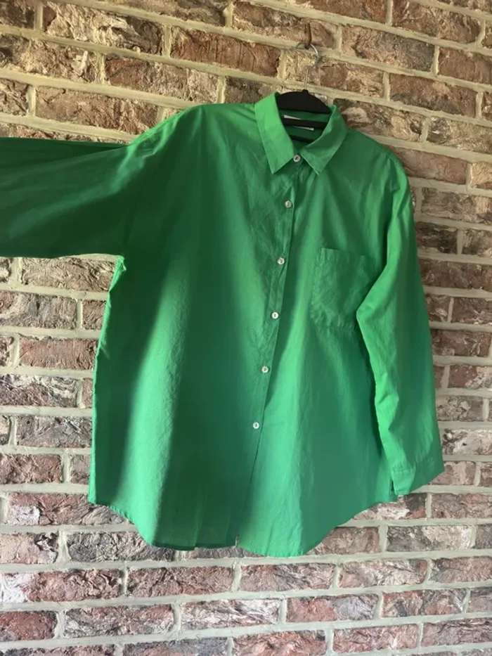 Chemise verte Musy Muse Taille L / 40 - photo numéro 19