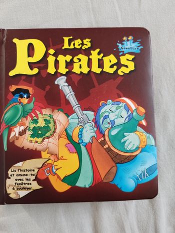 Livre pirates avec fenêtres