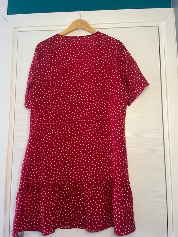 🔹 Robe d’Été Rouge à Pois Blancs – Shein 🔹 - photo numéro 3