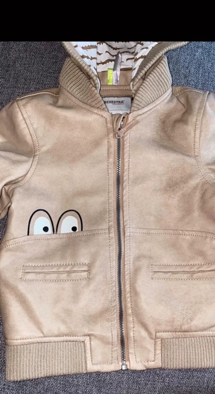 Veste simili cuir 9 mois - photo numéro 3