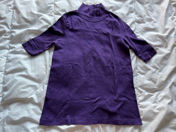 Tee-shirting violet Petit Bateau