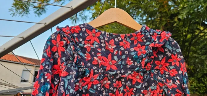 Blouse 6 ans fleurie - photo numéro 6