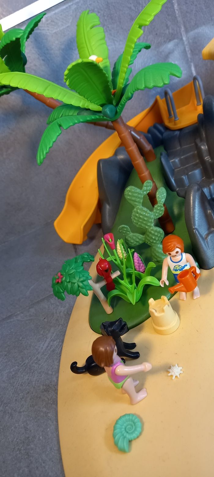 Ile avec vacanciers playmobil - photo numéro 2