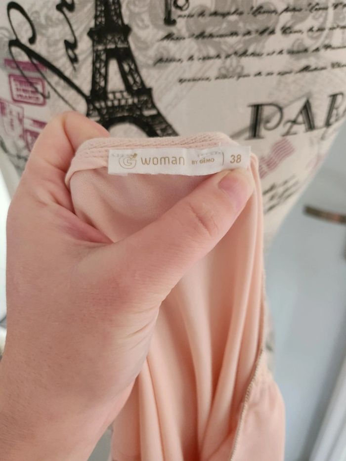 Élégante Blouse Rose claire de marque Gemo et de taille 38 - photo numéro 6