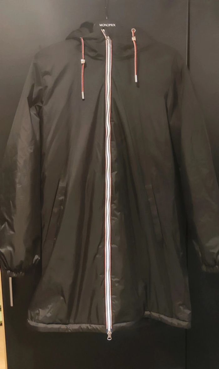 Blouson long noir fourré Laura Jo - photo numéro 5