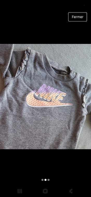 Babygros bébé Nike