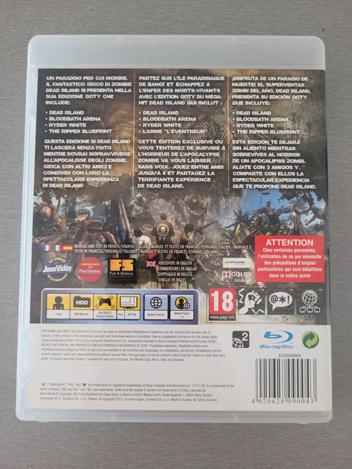 Jeux vidéo PS3 dead island game of the year édition - photo numéro 2