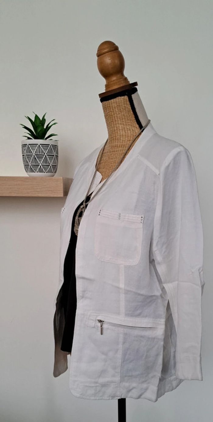 Veste blanche Armand Thiery - photo numéro 5