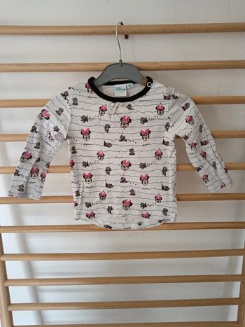 T-shirt manche longue disney baby minnie