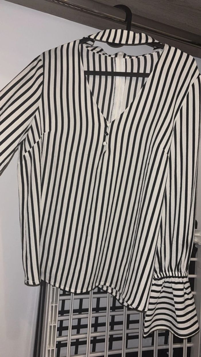 Blouse rayée femme