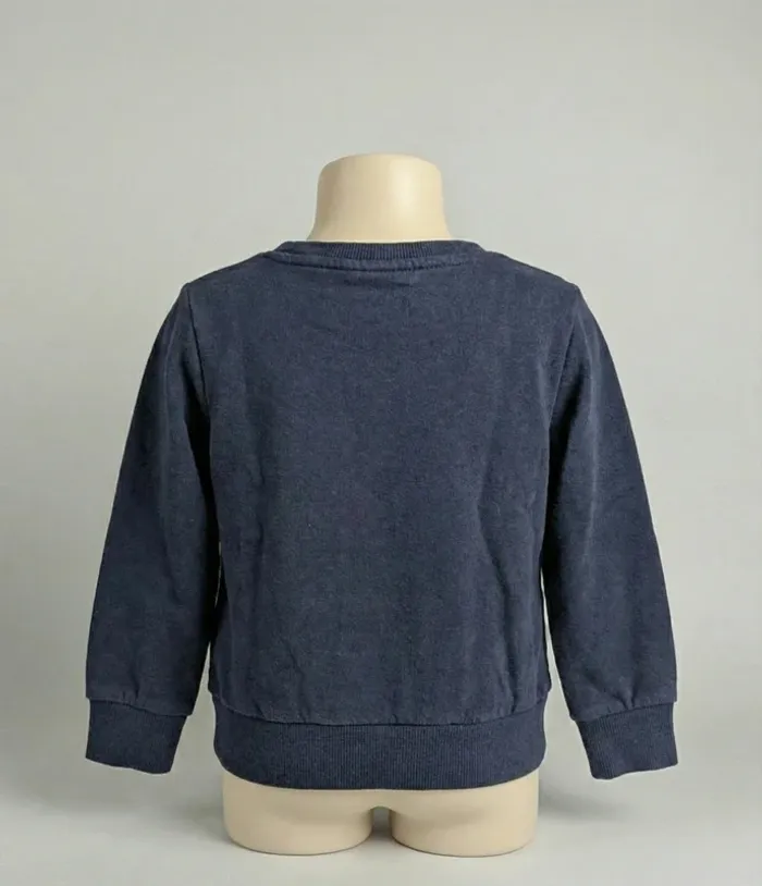 Sweat Disney Wish (Asha) - 3 ans (94 cm) - Bleu Marine & Paillettes - photo numéro 2