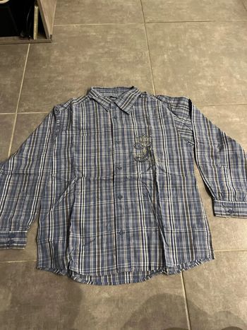 Chemise manche longue bleu NYK