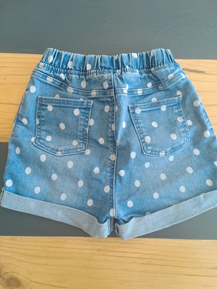Short en jean à pois - photo numéro 4
