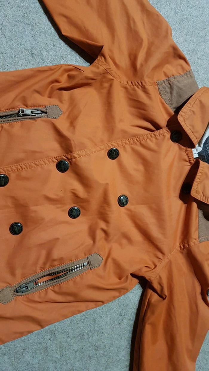 Superbe parka catimini garçon 3ans orange/beige - photo numéro 2