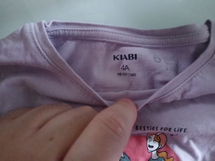 T SHIRT MANCHES LONGUES KIABI - photo numéro 2