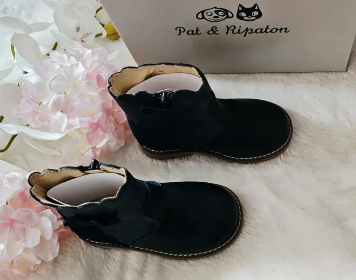 Bottes Bottines cuir Zip Pat et Ripaton T23 - photo numéro 3