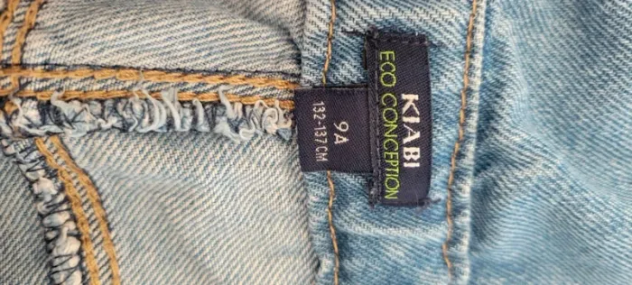 Salopette short en jean Kiabi - photo numéro 7