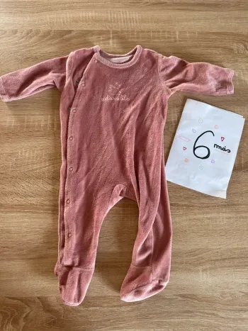 Pyjama velour 6 mois