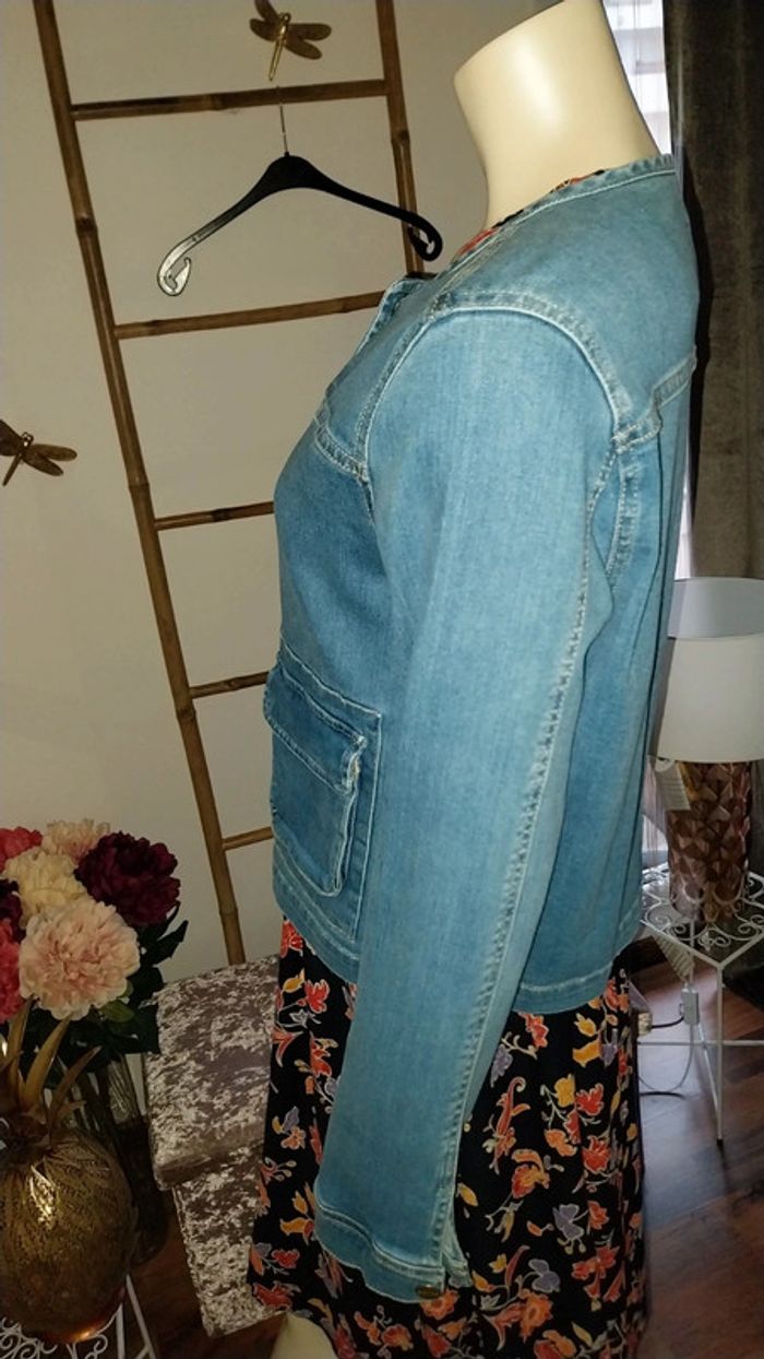 Veste/ blouson en jean/ denim original Promod état neuf Taille 38 - photo numéro 17