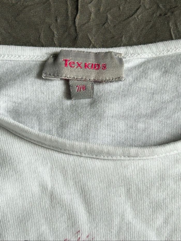 Lot de 2 t-shirts manches longues fille 7 ans - photo numéro 3