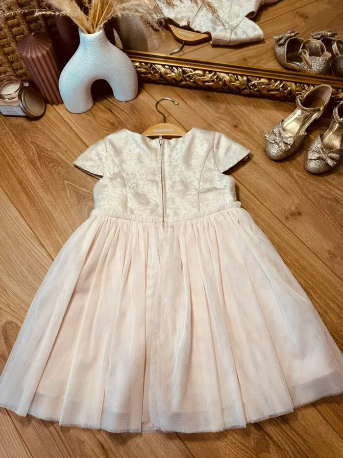 Taille 4 ans Robe créateur fille TAO rose * tulle * 🩷 - photo numéro 5