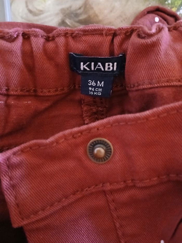 Pantalon rouge bordeaux - photo numéro 4