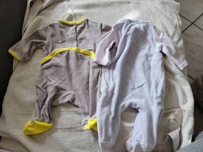 Lot de 6 pyjamas 1 mois garçon - photo numéro 4