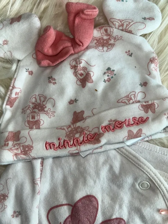 Pyjama Minnie avec bonnet - photo numéro 3